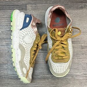 Satorisan Chacrona Laser Shoes Womens Size 39 EU 8 US White Multicolor Sneakers